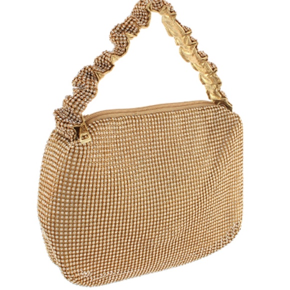 Linked Crystal Handle Bag - Picture 2 of 3